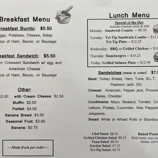 Menu date: 9/01/2021