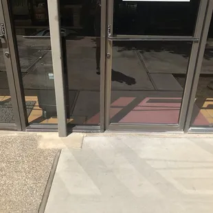 outside