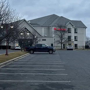 outside