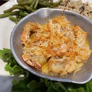 Sauteed Savory Shrimp Lunch!