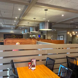 Large eating area