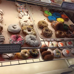 a variety of doughnuts