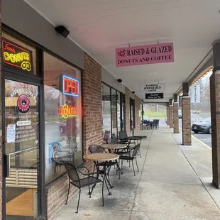 the outside of the building