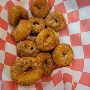 Mini Cinnamon Sugar Donuts