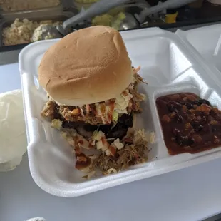 The Big Bad Canadian with a side of 2nd place beans