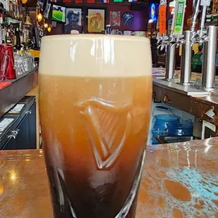 Lunchtime. Irish pub fare