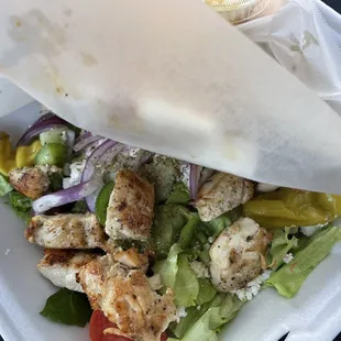 Chicken Greek Salad
