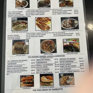 Menu.... if you can't read, just point.