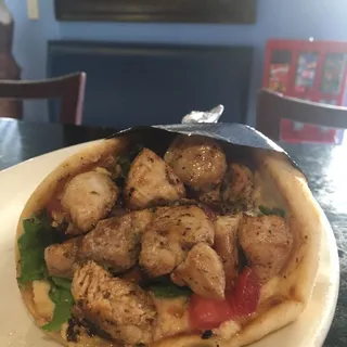 Chicken Hummus Pita