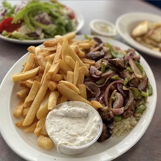 Pork Souvlaki Dinner