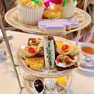 High tea service