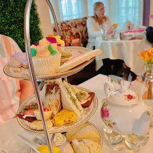 High tea service