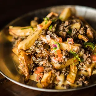 Fries with all the toppings!
