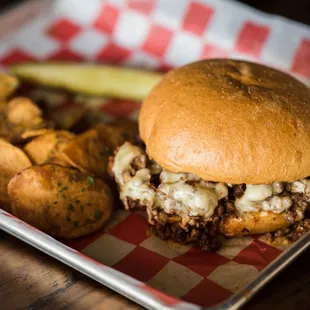 Sloppy Joe at The Mad Hatter Neighborhood Pub in Richardson