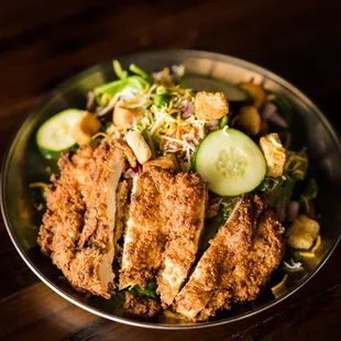 Salads are available