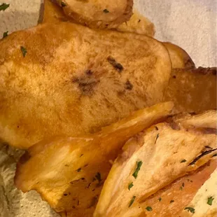 Homemade chips-pair it with the queso
