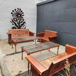 Outside sitting area