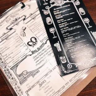 The menus