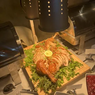 Turkey for Thanksgiving Dinner Party