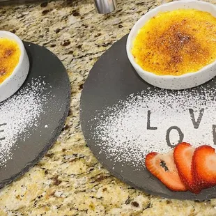 Crema Catalana from engagement dinner party