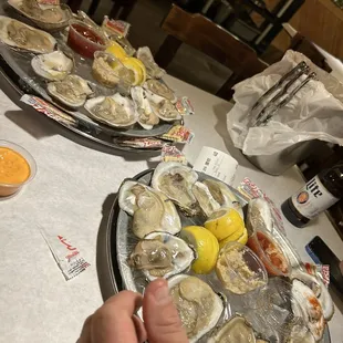 Oysters that did NOT taste fresh. We couldn&apos;t finish eating them.