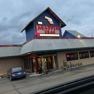 the exterior of the restaurant