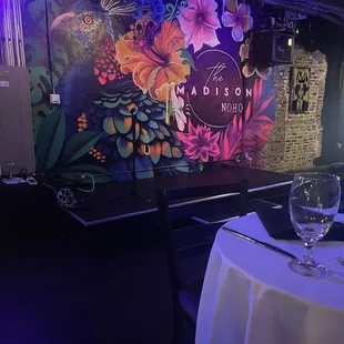 Stage where live music is outstanding