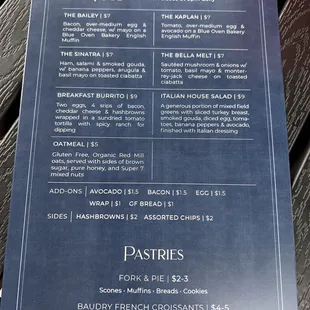 Food Menu