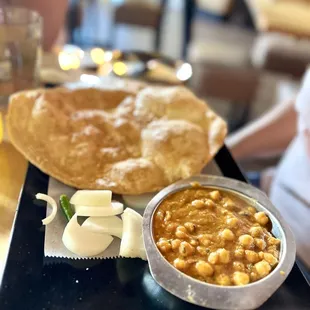 Bhatura with Channa - absolutely delicious.