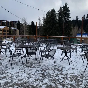 Empty patio