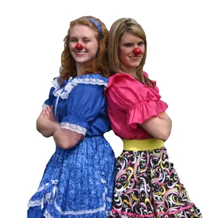 Twinkle and Kandy clowning around