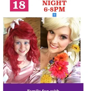 Princess Night Rocklin Petes Pizza on Sunset Blvd.