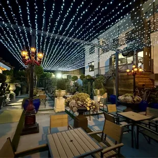 The newly designed indoor/outdoor garden bar