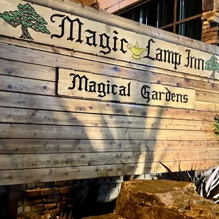 The outdoor patio really is magical.