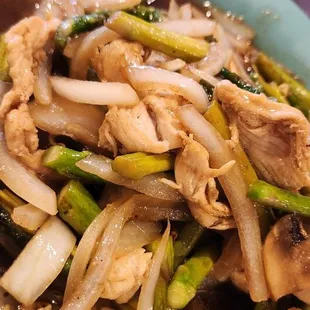 Asparagus lovers with chicken
