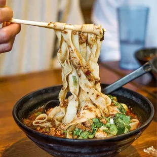 Chong Qing Style Spicy Noodles C7 IG: @huangryfoodie