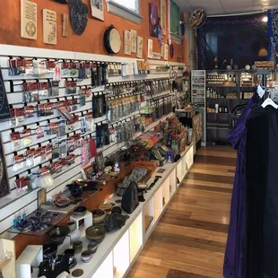 Find a wide variety of spiritual supplies and oddities, from gemstones to spell kits