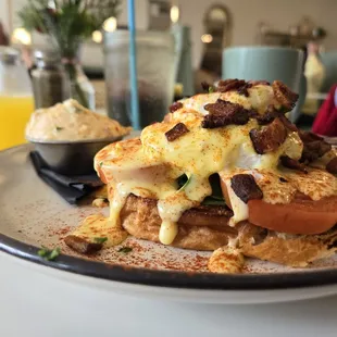 The magnolia Benedict, I had to take two pictures, it looked so good.