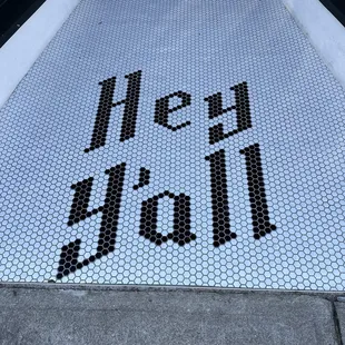 The super cute entrance