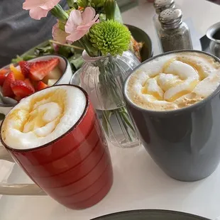 Capuccino with honey (delicious)