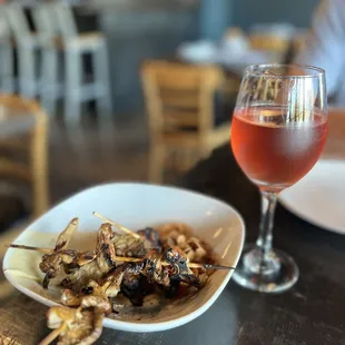 Mushroom Skewer