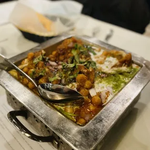 Aloo Samosa Chaat