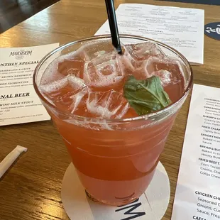 Strawberry Basil Agua Fresca
