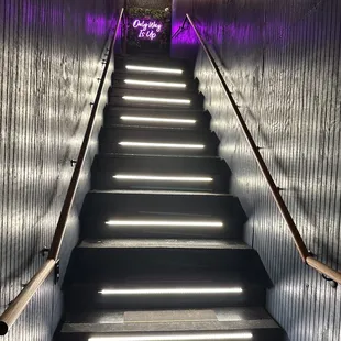 Staircase to rooftop