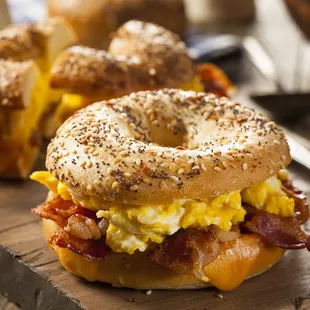 Beautiful Bagel Sandwich