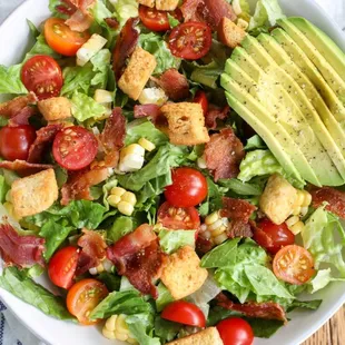 Bacon, Lettuce, Tomato and Avocado salad!