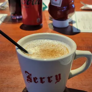 Tom and Jerry cocktail.