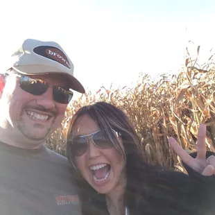 Big fun in the corn maze!