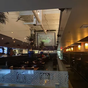 the interior of a restaurant