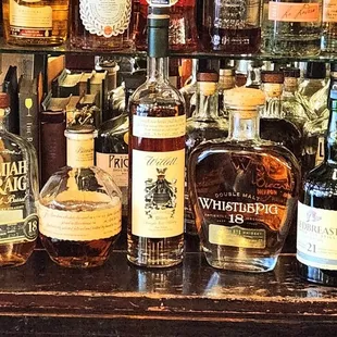 Amazing pours of whiskey